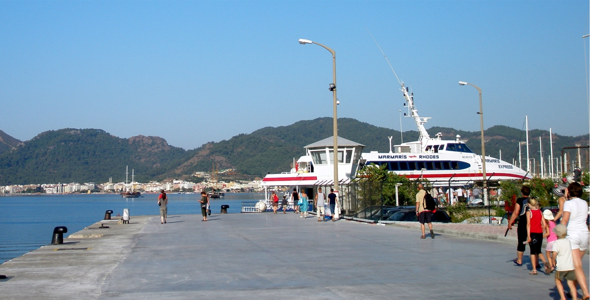 Marmaris rhodes island ferry service