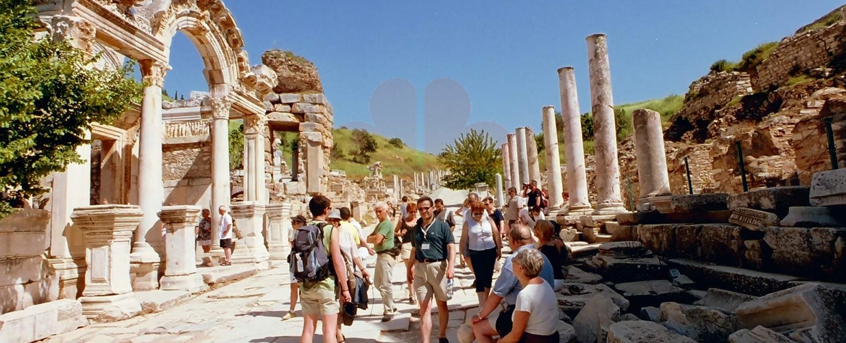 A view from ephesus excursion
