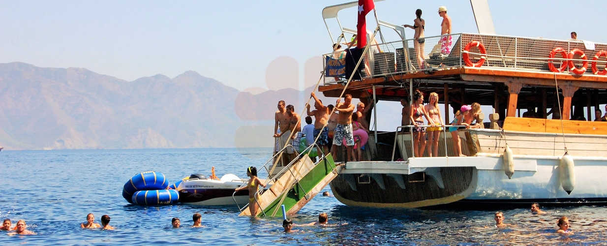 A view from marmaris all inclusive boat trip