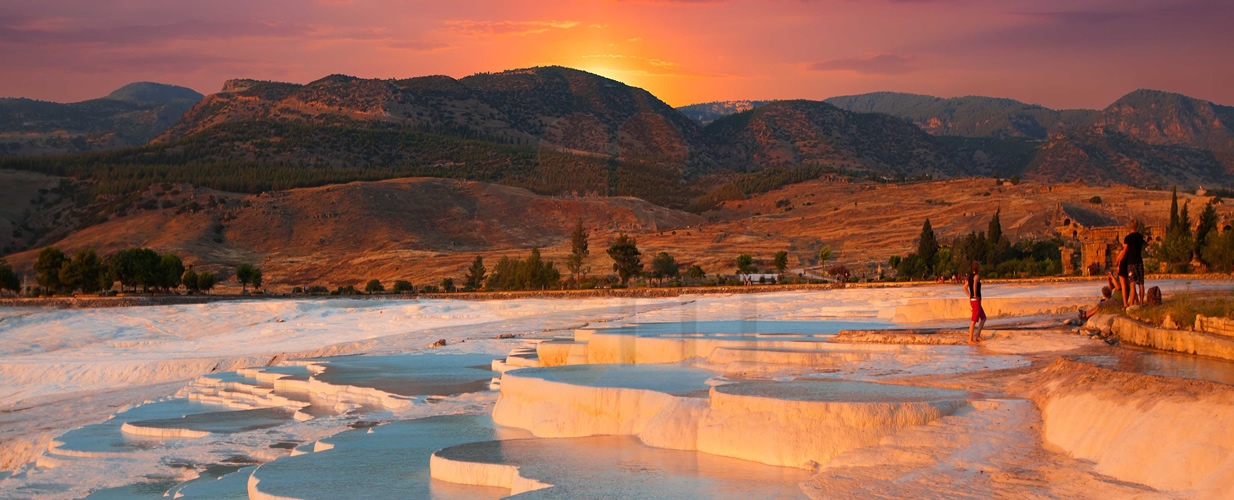 Pamukkale - marmaris turkey official website A view from pamukkale