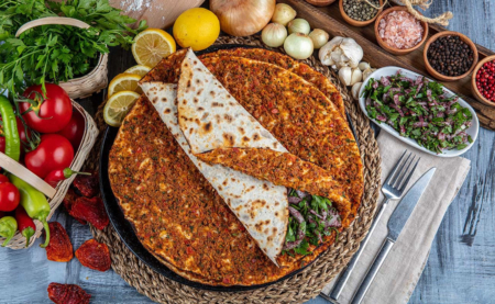 Turkish Cuisine Lahmacun