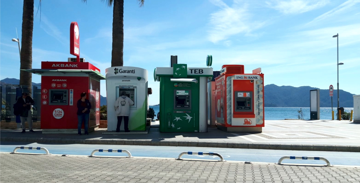 Marmaris ATM Machines and Travel Cheque