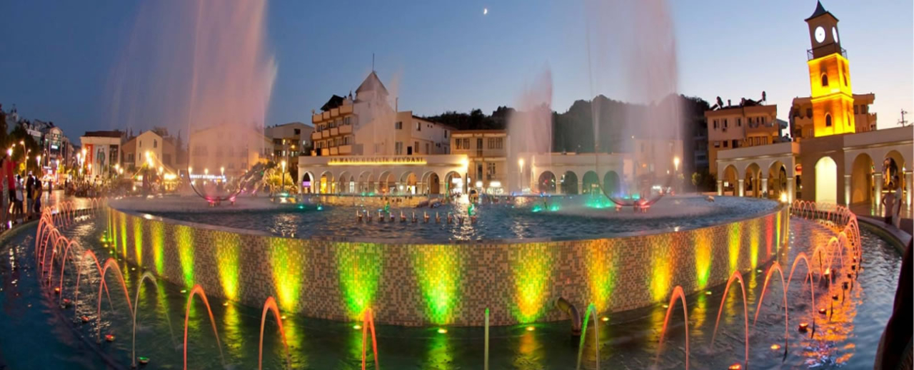 The dancing fountain back to exclusive shows in marmaris