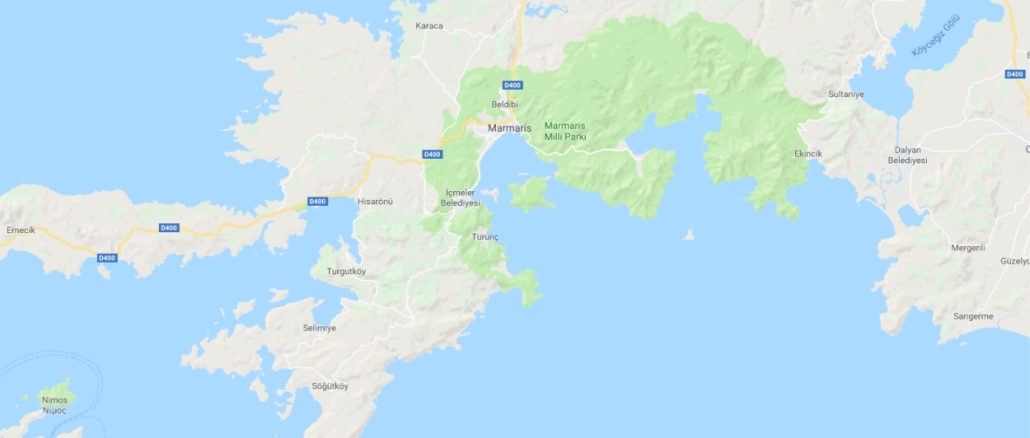 Marmaris Map Marmaris Map