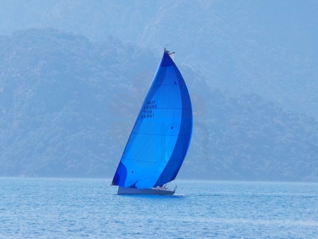 Sailing in marmaris bay