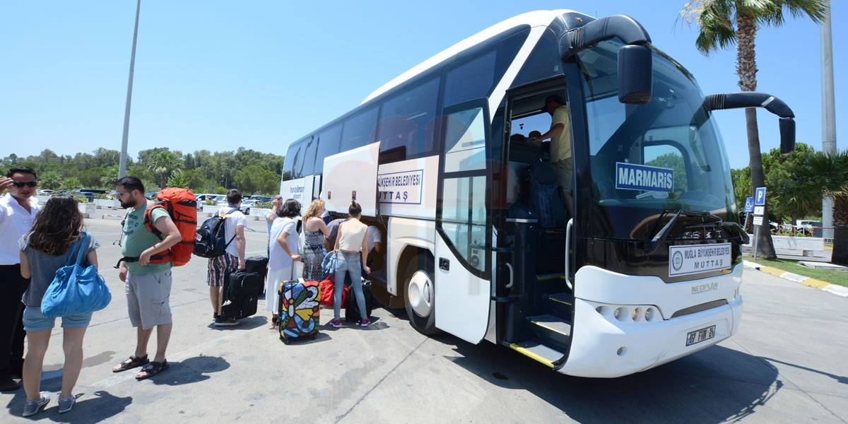 Marmaris Dalaman Airport Scheduled Bus Services - Marmaris Turkey Marmaris Dalaman Airport Shuttle Bus Services