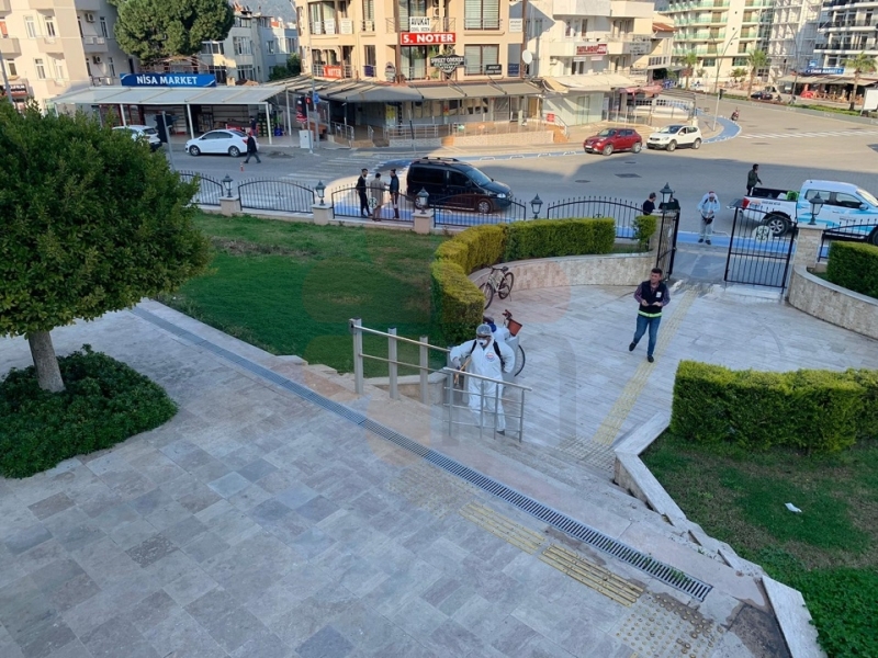 Marmaris-court-house-disinfection - Marmaris Turkey Marmaris disinfection continues