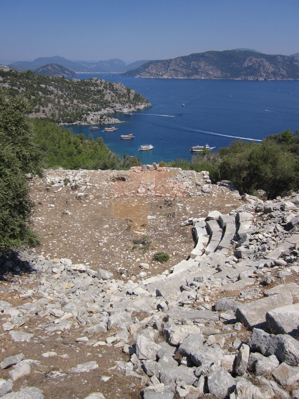 Rare photographs and ambitious travel projects in marmaris revisited: amos ancient city