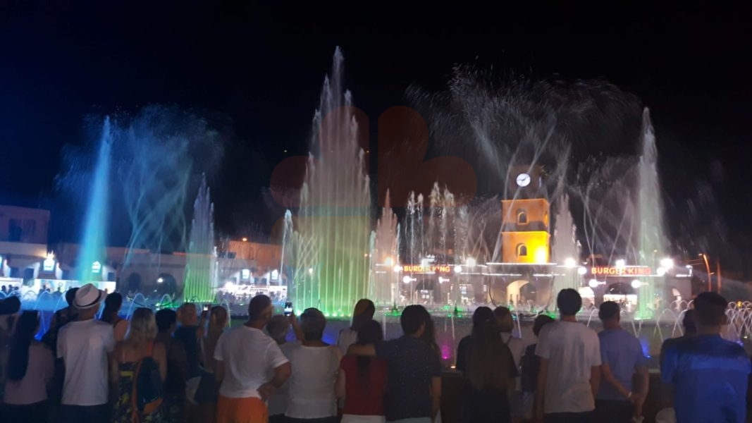 The dancing fountain back to exclusive shows in marmaris