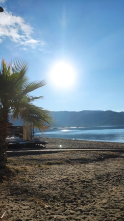 Surreal Morning View on the Long Beach Marmaris