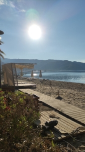 Surreal Morning View on the Long Beach Marmaris