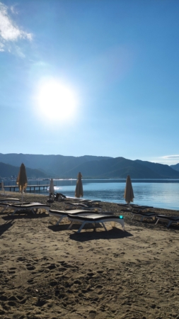 Surreal Morning View on the Long Beach Marmaris