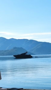 Surreal Morning View on the Long Beach Marmaris