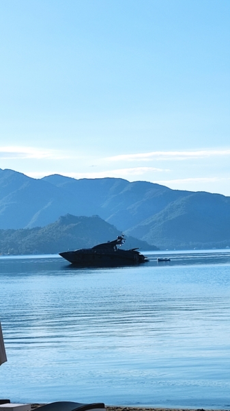 Surreal Morning View on the Long Beach Marmaris - Marmaris Turkey Surreal Morning View on the Long Beach Marmaris