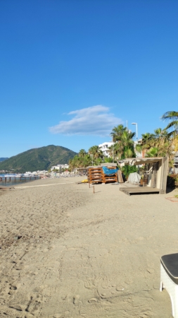 Surreal Morning View on the Long Beach Marmaris