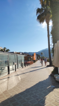 Surreal Morning View on the Long Beach Marmaris