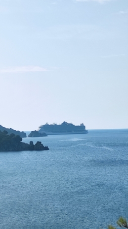 MSC Seaview gorgeously sailing to Marmaris