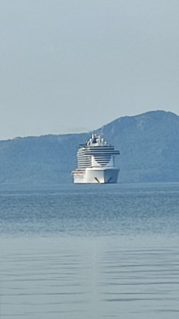 MSC Seaview gorgeously sailing to Marmaris