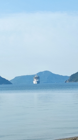 MSC Seaview gorgeously sailing to Marmaris