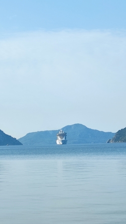 MSC Seaview gorgeously sailing to Marmaris