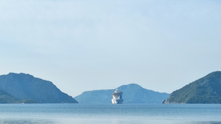 MSC Seaview gorgeously sailing to Marmaris