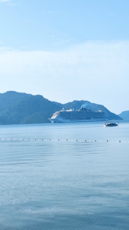 MSC Seaview gorgeously sailing to Marmaris