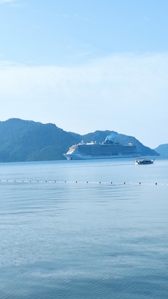 MSC Seaview gorgeously sailing to Marmaris Marmaris Turkey MSC Seaview gorgeously sailing to Marmaris