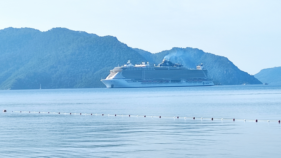 MSC Seaview gorgeously sailing to Marmaris Marmaris Turkey MSC Seaview gorgeously sailing to Marmaris