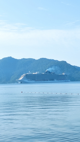 MSC Seaview gorgeously sailing to Marmaris Marmaris Turkey MSC Seaview gorgeously sailing to Marmaris