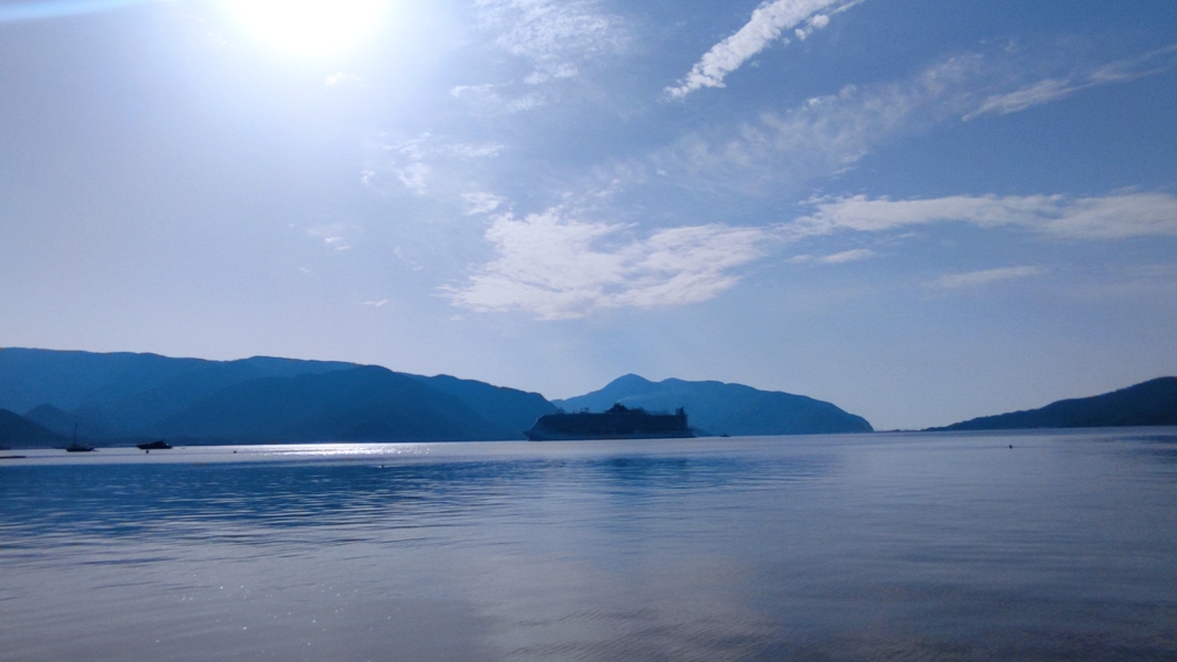 MSC Seaview gorgeously sailing to Marmaris Marmaris Turkey MSC Seaview gorgeously sailing to Marmaris