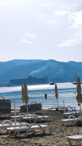 MSC Seaview gorgeously sailing to Marmaris Marmaris Turkey MSC Seaview gorgeously sailing to Marmaris