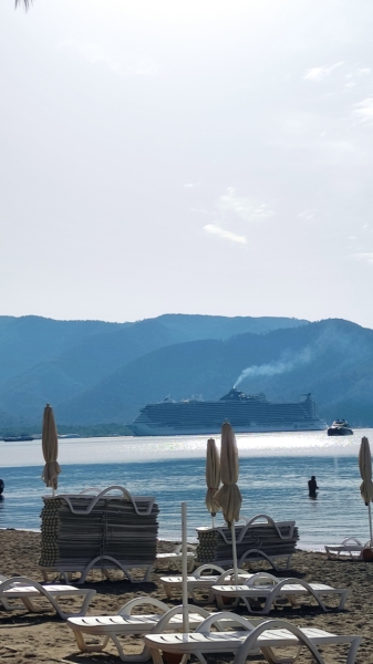 MSC Seaview gorgeously sailing to Marmaris Marmaris Turkey MSC Seaview gorgeously sailing to Marmaris