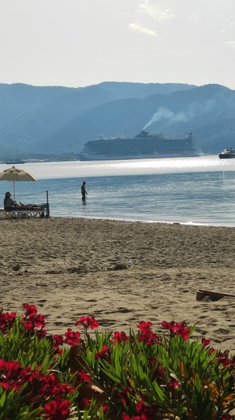 MSC Seaview gorgeously sailing to Marmaris Marmaris Turkey MSC Seaview gorgeously sailing to Marmaris