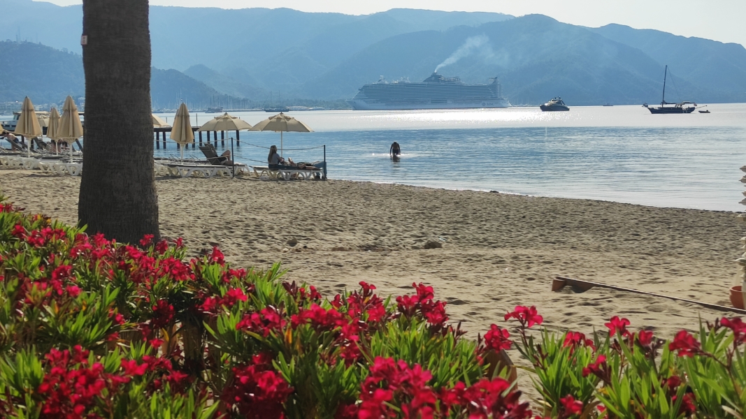 MSC Seaview gorgeously sailing to Marmaris Marmaris Turkey MSC Seaview gorgeously sailing to Marmaris