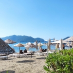 Marmaris empty beach