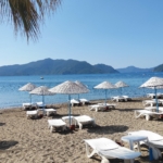 Marmaris empty beach