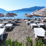 Marmaris empty beach