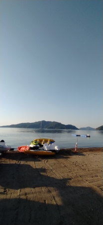 Sunrise of the day and beach vibes in Marmaris