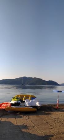 Sunrise of the day and beach vibes in Marmaris