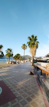 Sunrise of the day and beach vibes in Marmaris