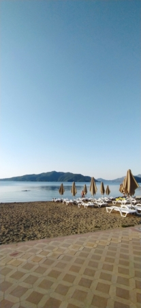 Sunrise of the day and beach vibes in Marmaris