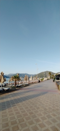 Sunrise of the day and beach vibes in Marmaris