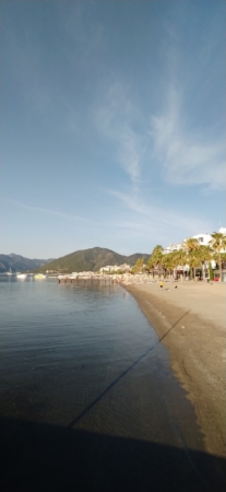 Sunrise of the day and beach vibes in Marmaris