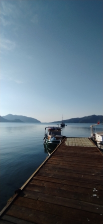 Sunrise of the day and beach vibes in Marmaris