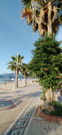 Sunrise of the day and beach vibes in Marmaris