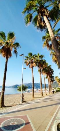 Sunrise of the day and beach vibes in Marmaris