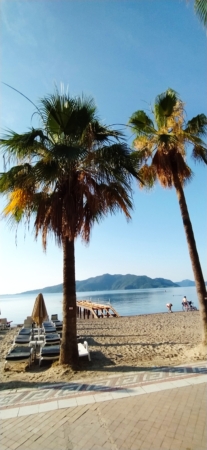 Sunrise of the day and beach vibes in Marmaris