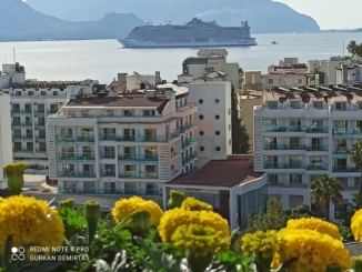 MSC Seaview gorgeously sailing to Marmaris