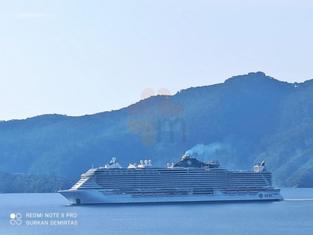 MSC Seaview gorgeously sailing to Marmaris