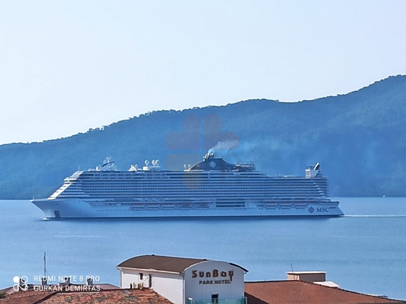 MSC Seaview gorgeously sailing to Marmaris Marmaris Turkey MSC Seaview gorgeously sailing to Marmaris